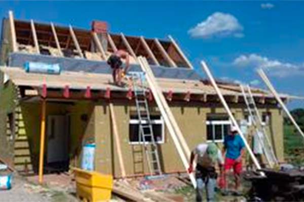 La maison Ozolini en travaux